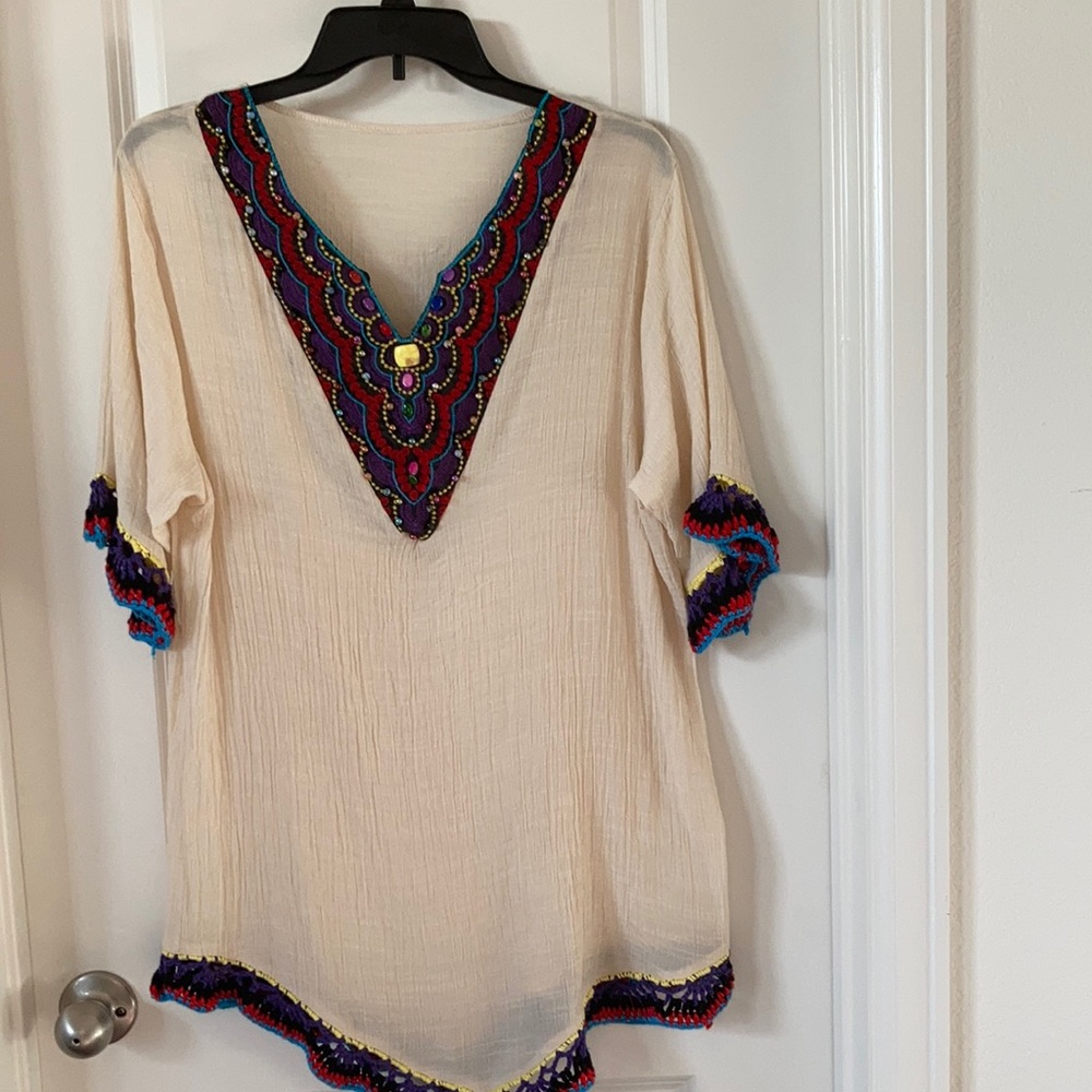 Notched Neck And Trim Cover Up